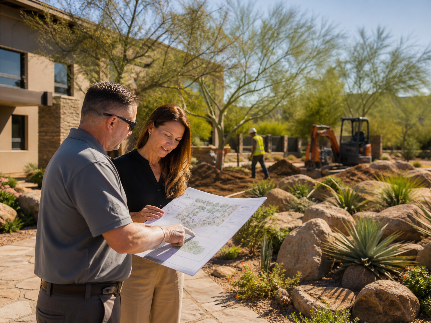 Landscape installation and capex planning for Phoenix commercial properties