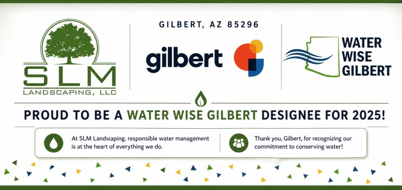 Water Wise Gilbert Designee 2025 — SLM Landscaping