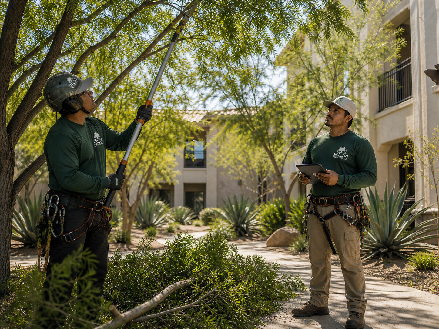 Tree care and pruning by SLM Arbor Division in Phoenix